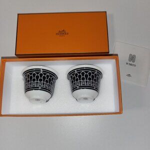 Hermes H Deco Cup No. 2, Mini Model, Set of 2